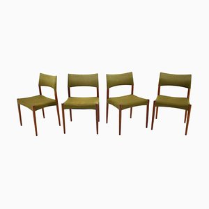 Teak Dining Chairs by Ejner Larsen & Aksel Bender-Madsen, 1960s, Set of 4
