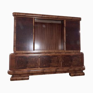 Antique Wooden Display Cabinet