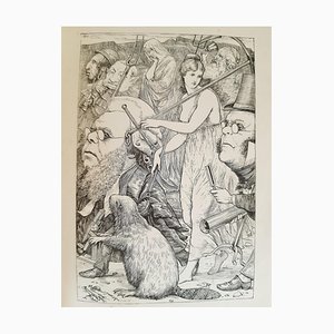 Henry Holiday, The Hunting of the Snark, Original Etching, 1876