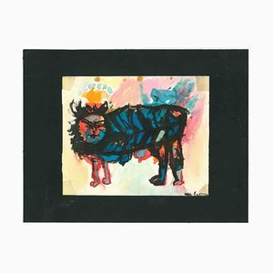 Sergio Barletta, Minotaur, Original Watercolor, 1946