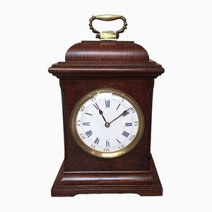 Small Mahogany 18th Century Style Bracket Clock