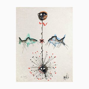 L'âge du verseau, poissons et étoile by Jean Cocteau