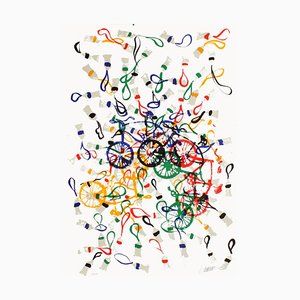 Bikes (Jo Barcelona) by Fernandez Arman