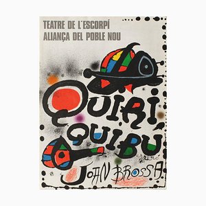 Expo 76 Poster, Quiriquibú Theater Scorpion by Joan Miró
