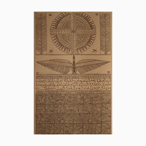 Hommage à Farid Ed-dine Attar V by Rachid Koraichi