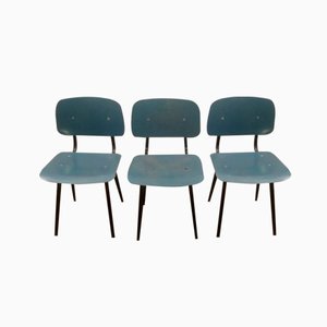 Revolt Chairs by Friso Kramer for Ahrend de Cirkel, 1954, Set of 3