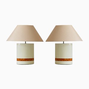 Mid-Century Modern Table Lamps by Tommaso Barbi, Italy, 1970s, Set of 2