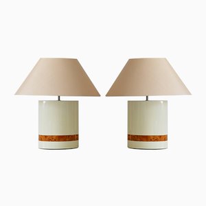 Mid-Century Modern Table Lamps by Tommaso Barbi, Italy, 1970s, Set of 2