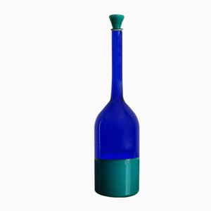 Murano Glasflasche von Gio Ponti für Venini, 1995