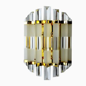 Italian Hollywood Regency Wall Light from Venini, 1970