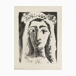 Jacqueline en Mariée de Face (1) by Pablo Picasso