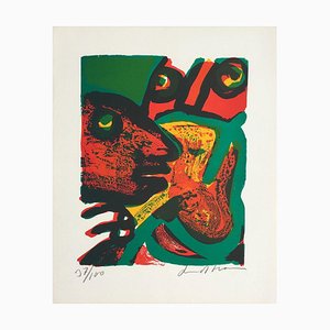 Visages Rouges by Bengt Lindstrom