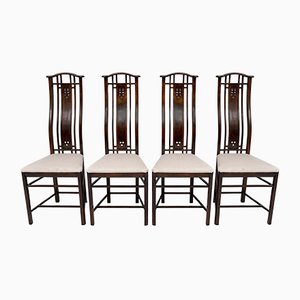 Gallery Chairs from Giorgetti, Italy, 1980s, Set of 4