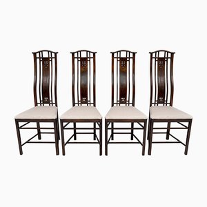 Gallery Chairs from Giorgetti, Italy, 1980s, Set of 4