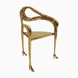 Leda Sculptural Chair von Femme à Tête de Roses Gemälde von Salvador Dalí