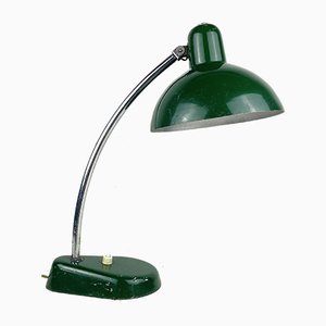 Mid-Century Green Metal Ministerial Desk Lamp from A. R. Torino, Italy, 1950s
