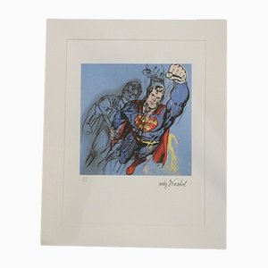Superman Pencil Lithograph Nr. 4018/5000 by Andy Warhol, Carnegie Museum of Art, United States, 1980s