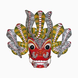 Balinese Barong Dance Mask Sculpture