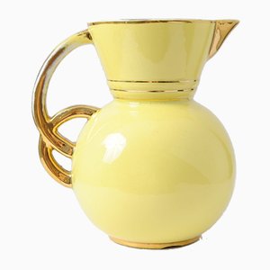 Art Deco Ceramic Jug by Raymond Chevalier for Boch Freres, 1930s