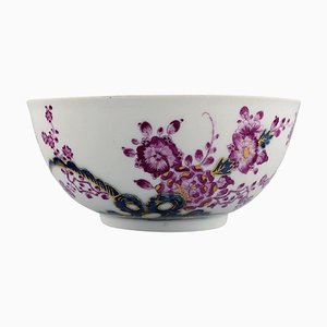 Grand Bol à Soupe Antique en Porcelaine Peinte à la Main de Meissen, 1740s