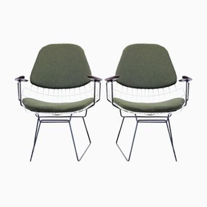 Wire FM06 Armchairs by C. A. Dekker Braakman for Pastoe, Set of 2