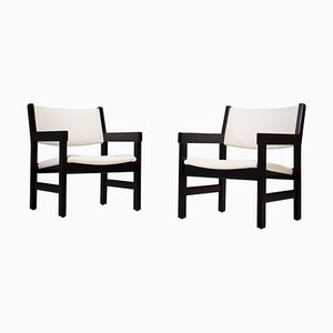 Set of Mid-Century Armchairs by Hans J. Wegner for GETAMA