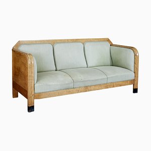 Early 20th Century Swedish Birch Sofa