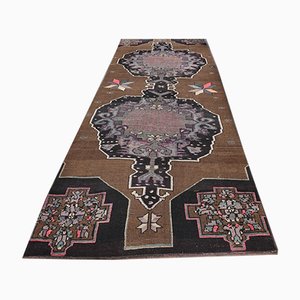 Vintage Turkish Wide Handmade Wool Rug