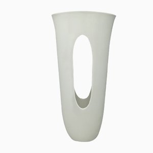 Aqua Green Ceramic Vase, Italy, 1970s