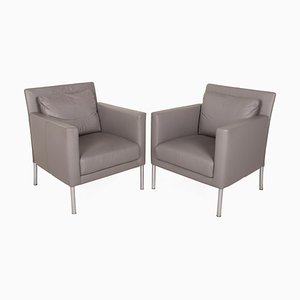 Foster 500 Leather Armchair Set from Walter Knoll / Wilhelm Knoll, Set of 2