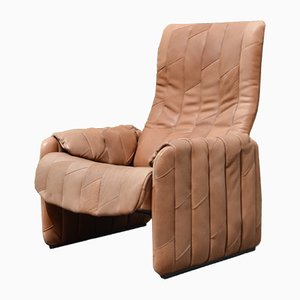 Vintage Brown Leather Armchair From De Sede