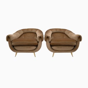 Mid-Century Armchairs, Italy, 1960s, Set of 2