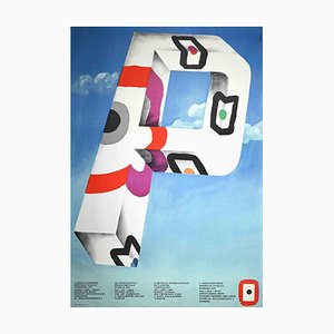 Unknown, Biennial Warsaw, Vintage Poster, 1974