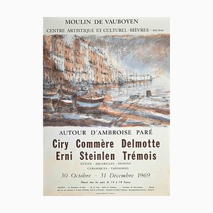 Exhibition at Moulin De Vauboyen, Offset and Lithograph Poster, 1969