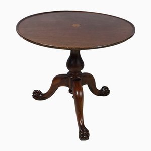 19th Century Mahogany Pedestal Console Table