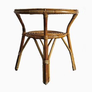 Mesa de bambú, años 60