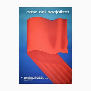 Conference on Socialism, Original Offset Print, 1975