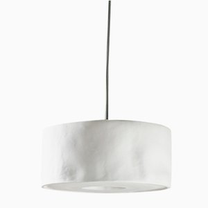 Porcelain Disc Pendant by Bergontwerp