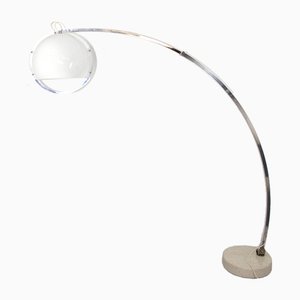 Italienische Vintage Bogen Stehlampe von Guzzini, 1960er