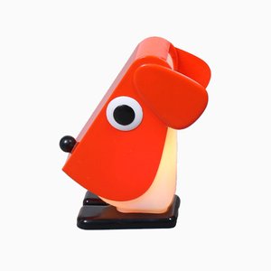Red Dog Lamp by Fernando Cassetta for Tacman, Italy, 1970s