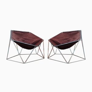 Penta Chairs by Jean-Paul Barray for Bofinger, Set of 2