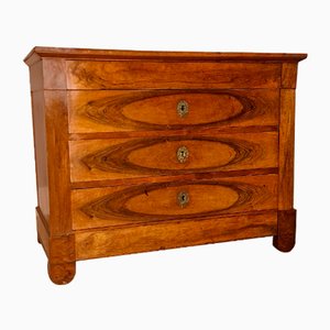 French Figured Walnut Chest of Drawers