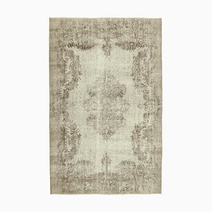 Vintage Turkish Beige Area Rug