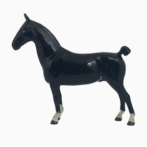 Beswick Black Hackney Horse