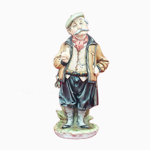 Old Hunter Man Figurine from Capodimonte