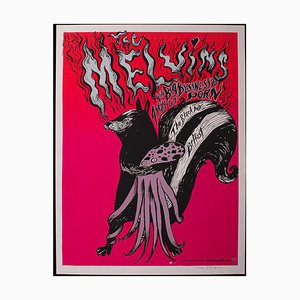 The Melvins Rock Concert Poster or Decorative Screenprint, USA