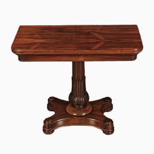 William IV Rosewood Card Table