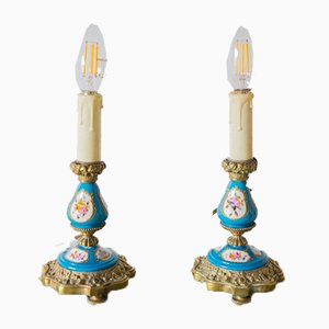 French Table Lamps, Set of 2