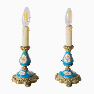 French Table Lamps, Set of 2