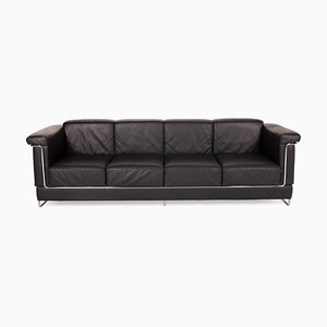 Carat Züco Black Leather Sofa